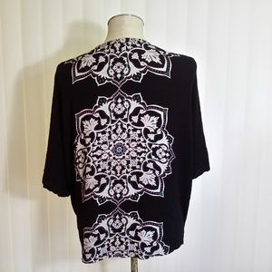 La Hearts black cardigan blazer one size